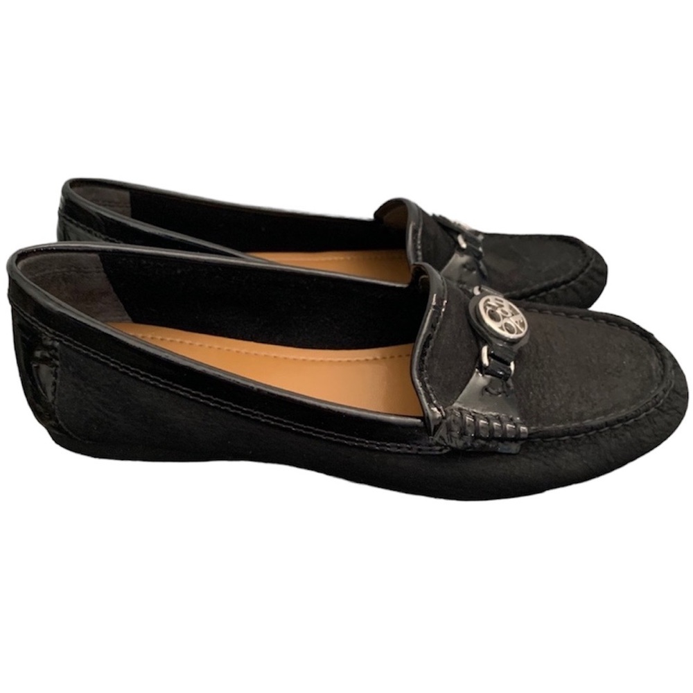 Coach Fonda Women Moc Toe Suede Loafer size 6B